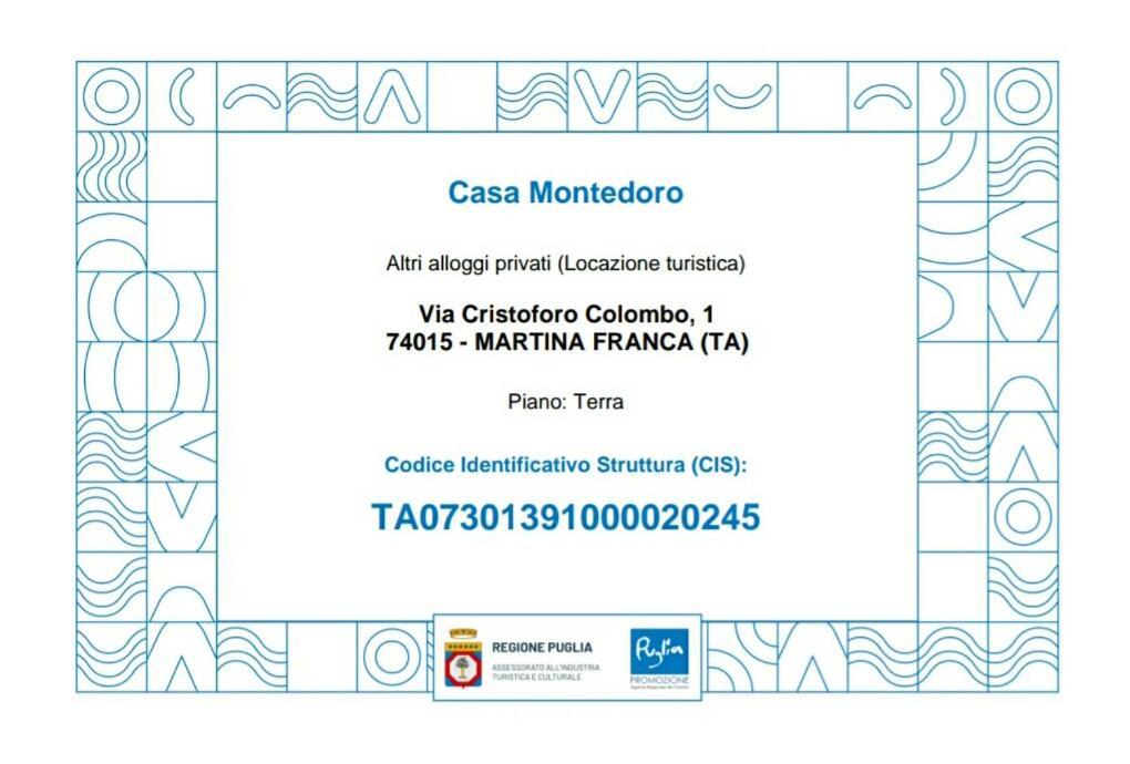 Casa Montedoro Martina Franca Eksteriør billede